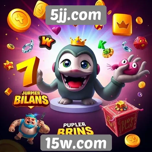 Comparação de jogos populares disponíveis no 5jj.com